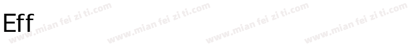 EffraCC medium字体转换